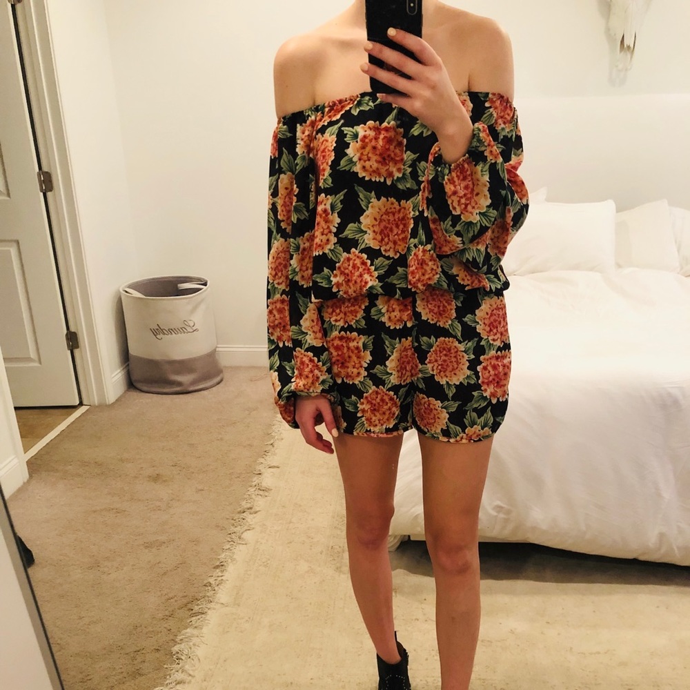 Show me your mumu floral romper
